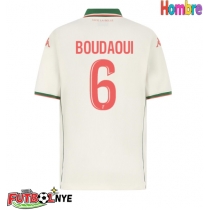 Camiseta OGC Nice Hicham Boudaoui #6 Visitante Equipación 2025-26 manga corta